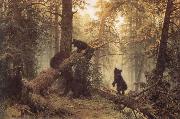 Ivan Shishkin Morning in a Pine Forest oil painting reproduction